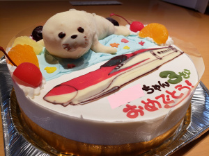 あざらし&こまちのケーキ