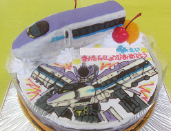 電車 新幹線ケーキ ｵﾘｼﾞﾅﾙｹｰｷ おぐに 電車 車 ｷｬﾗｸﾀｰ 似顔絵ｹｰｷ宅配通販