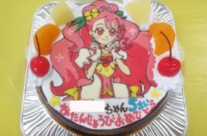 プリキュアケーキ