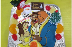 美女と野獣ケーキ