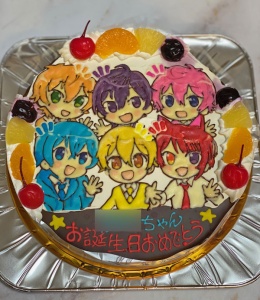 すとぷりイラストケーキ