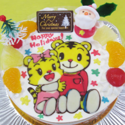 しまじろうとはなちゃんケーキ