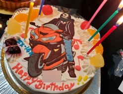 バイクイラストケーキ