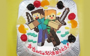 Minecraft (マインクラフト) ケーキ