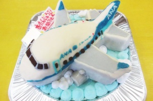 ANA飛行機ケーキ