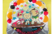 ピクミンイラストケーキ