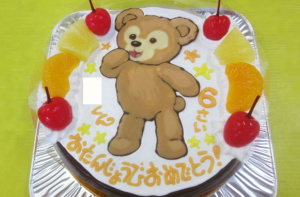 ダッフィーケーキ