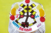 踏み切りケーキ