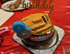 野球グローブ立体ケーキ