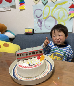 京葉線電車立体ケーキ