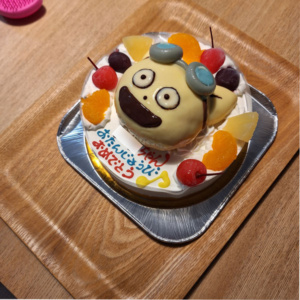 アニメ「宇宙なんちゃら　こてつくん」立体ケーキ