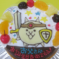 にゃんこ大戦争のキャラクター勇者ネコケーキ