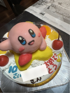 カービィ立体ケーキ