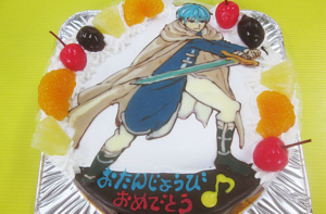 葬送のフリーレンのヒンメルイラストケーキ