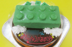 レゴブロック立体ケーキ