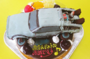 デロリアン立体ケーキ