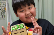 納豆オクラキャラクターケーキ