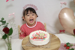 ドキンちゃんとしょくぱんまんｲﾗｽﾄケーキ