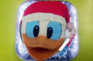 ドナルドダッククリスマスケーキ