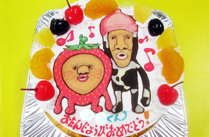 こびとづかんイラストケーキ