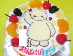 ベイマックスイラストケーキ