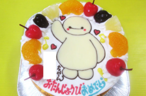 ベイマックスイラストケーキ