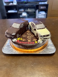 レクサス19GSとアルテッツァ車立体ケーキ