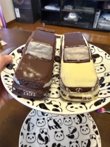 レクサス19GSとアルテッツァ車立体ケーキ