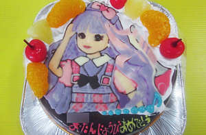 リカちゃんイラストケーキ