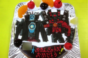 タイタンスピーカーマンとタイタンカメラマンケーキ