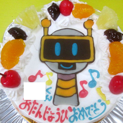 スプランキーのファンボットケーキ