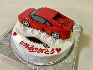 フェラーリ立体ケーキ