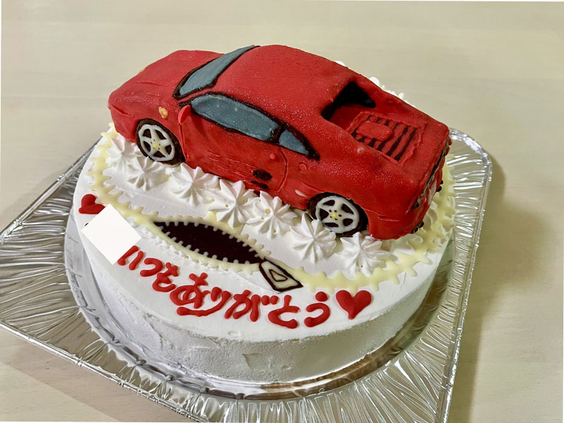 フェラーリ立体ケーキ