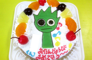 スプランキーのオワックスイラストケーキ