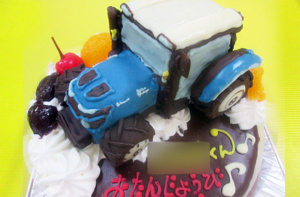 イセキのトラクター立体ケーキ