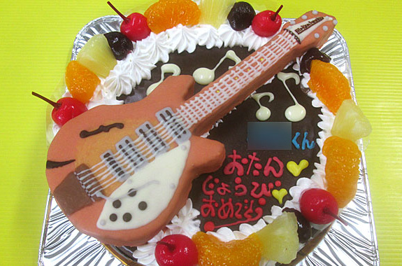 ギター立体ケーキ