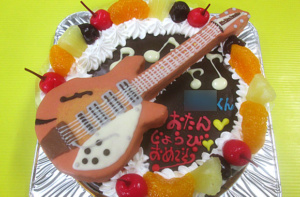 ギター立体ケーキ