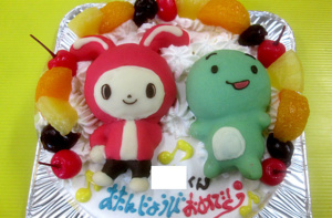 マイッキーとぜんいち立体ケーキ