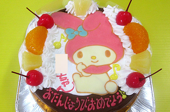 マイメロディイラストケーキ