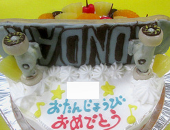 スケボー立体ケーキ