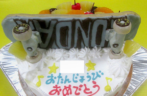 スケートボード立体ケーキ