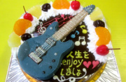 ギター立体ケーキ