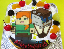 マイクラアレックスとハッピーガストケーキ