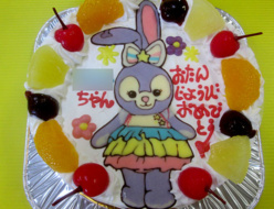 ステラルーイラストケーキ
