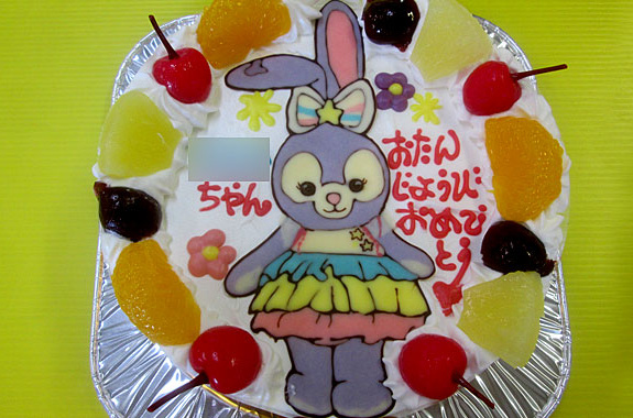 ステラルーイラストケーキ