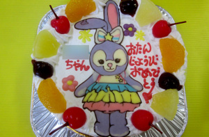 ステラルーイラストケーキ