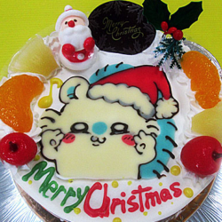 ちいかわモモンガクリスマスケーキ