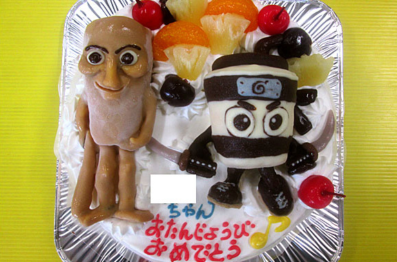 イタリアンブレインロットの２つの立体ケーキ