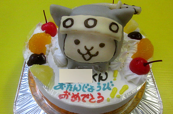 にゃんこ大戦争ねこ忍者立体ケーキ