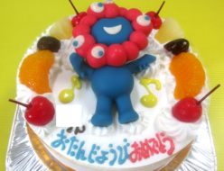 ミャクミャク立体ケーキ